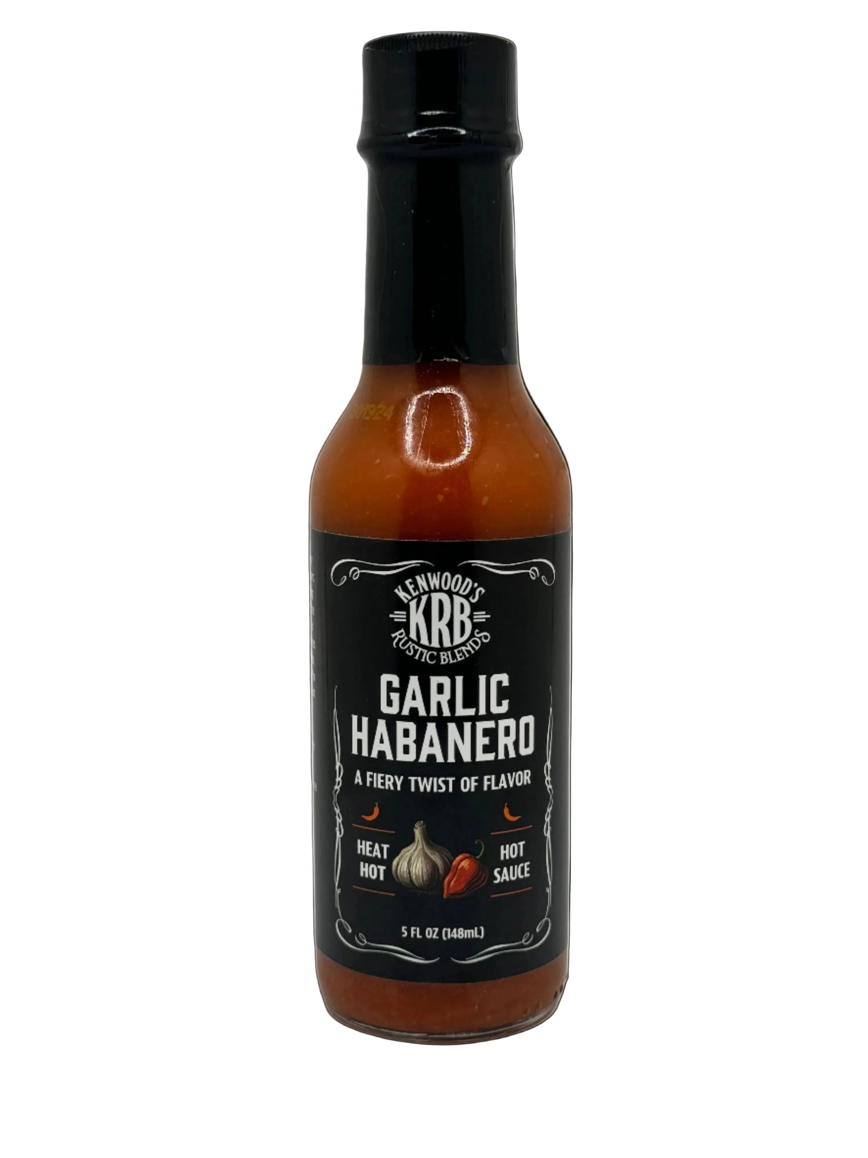 Garlic Habanero Hot Sauce 5oz.