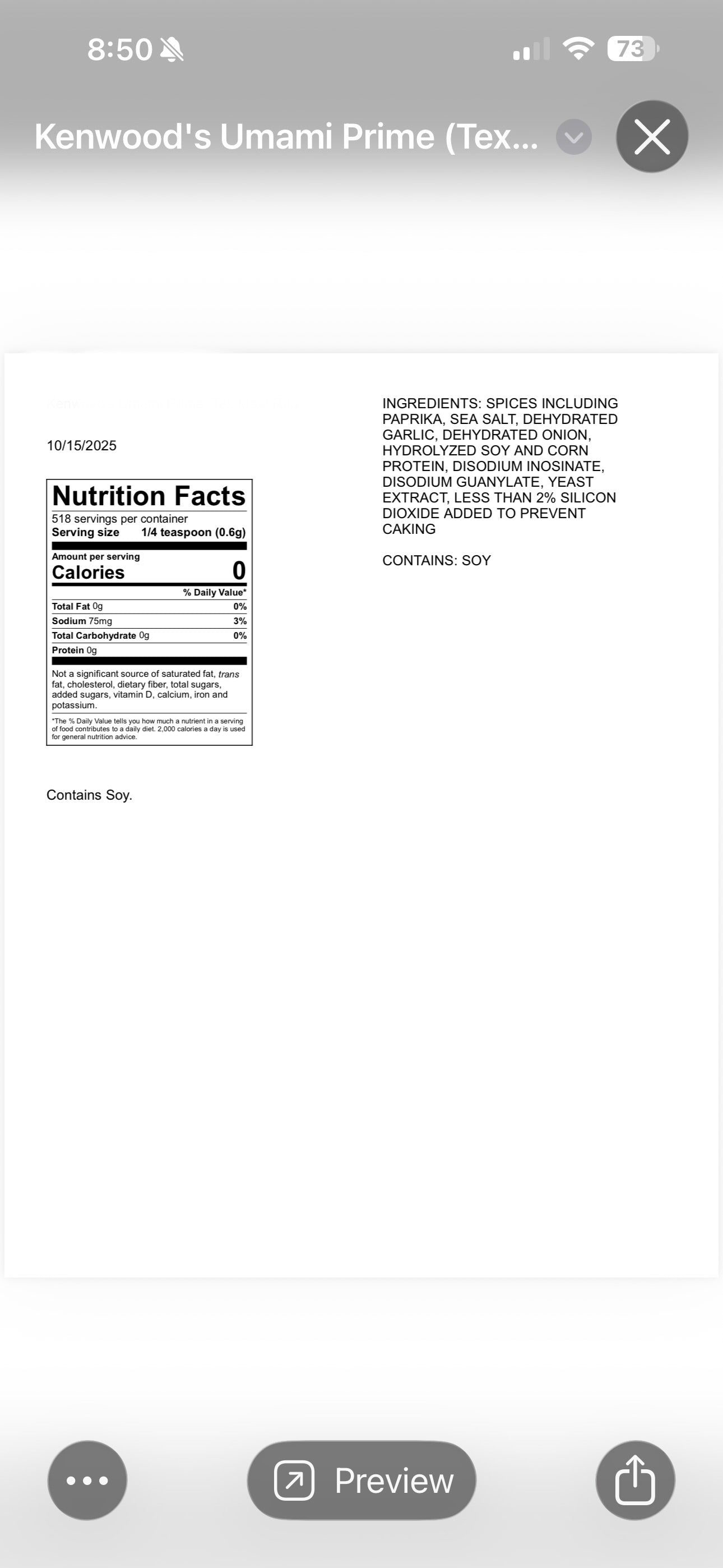 Bird Dust ( Award Winning Flavor with a 180 perfect score in Chicken )